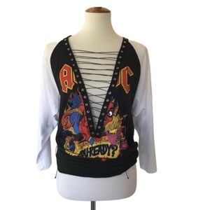 ACDC Lace Up Shirt